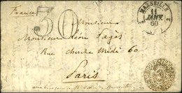 Lettre De Missionnaire Avec Superbe Texte Daté '' Mossoul Le 6 Décembre 1859 '' Pour Paris, Au Recto Càd 2 MARSEILLE 2 ( - Other & Unclassified
