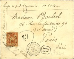 Càd 5 TRESOR ET POSTES AUX ARMEES 5 / CHINE / N° 94 Sur Lettre Recommandée Du Corps Expéditionnaire De Chine. 1901. - TB - Other & Unclassified