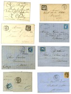 Lot De 8 Lettres Diverses Dont N° 43. - TB. - Collections