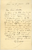 PASTEUR Louis (1822-1895), Chimiste Et Biologiste. - Autres & Non Classés