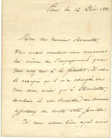 [PASTEUR Louis (1822-1895), Chimiste Et Biologiste]. - Autres & Non Classés