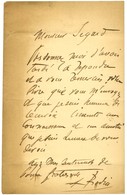 RODIN Auguste (1840-1917), Sculpteur. - Autres & Non Classés