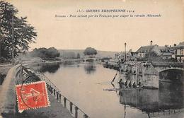 Soissons    02     Guerre 14/18 Pont Détruit Pour Couper La Retraite Allemande    (voir Scan) - Soissons