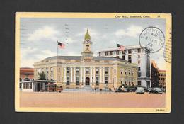 STAMFORD - CONNECTICUT - CITY HALL - NICE STAMP AND POSTMARK 1943 - Stamford