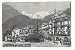 Delcampe - 20562 - Interlaken Terminus Hotel Bahnhof &Pension Bristol - Interlaken