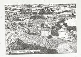 Cp, 53 ,SAINTE SUZANNE , Vue Générale, écrite 1991 , Dessin à La Plume D'Alain Maillard , - Sainte Suzanne