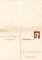 (FC-2) WB Amtl.Ganzsachen-Postk Mit Antwort P86 Wst."Bundespräsident Dr.Gustav Heinemann" 8/8(Pf) Braunoliv, Ungebraucht - Postcards - Mint