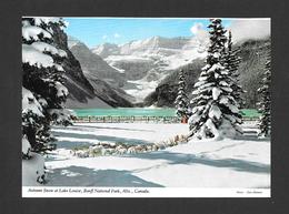 AUTUMN SNOW AT LAKE LOUISE - BANFF NATIONAL PARK ALBERTA - PHOTO DON HARMON - JOHN HINDE - Lake Louise