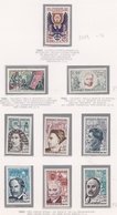 1962 Francia France ANNATA YEAR Di 49 Valori  MNH** - 1960-1969