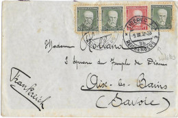 TCHECOSLOVAQUIE - 1932 - ENVELOPPE De LIBEREC => AIX LES BAINS - Covers & Documents