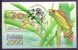 South Africa-Frogs And Toads-first Day Cancelled SS With 1 Stamp - Nuevos