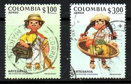 COLOMBIE. PA 548-9 De 1972 Oblitérés. Poupées. - Poppen