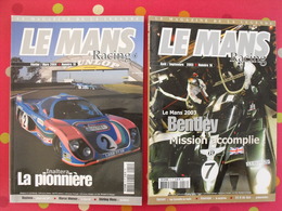 2 Revues Le Mans Racing N° 16, 19. 2002-2004.. 24 Heures Du Mans Inaltera Bentley. 68 Pages. - Auto