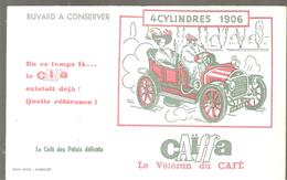 Buvard Caïffa Le Vétéran Du Café 4 Cylindres 1906 En Ce Temps Là ... Le Caïffa Existait Déjà! Quelle Référence - Café & Thé