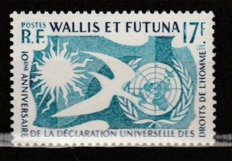 WALLIS Et FUTUNA - N°160 ** (1958) Droits De L'homme - Unused Stamps