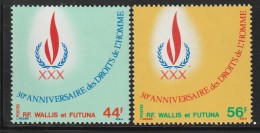 WALLIS Et FUTUNA - N°224/5 ** (1978)  Droits De L'homme - Ungebraucht