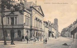 Soissons    02       Théâtre Et Rue Des Cordeliers   (voir Scan) - Soissons