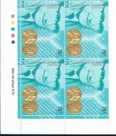 ARGENTINA 2005 SCOTT 2331 NOBEL PRIZE CESAR MILSTEIN SCIENCE IN BLOCK OF FOUR MNH - Nuovi