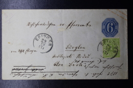 Württemberg  Umslag U2A, Uprated - Postal  Stationery