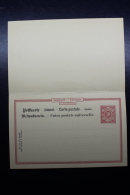 Württemberg  Postkarte  P29I B Druckfëhler  UNIVCRSELLE Aufden Antwortteil - Postal  Stationery