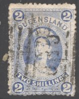 Queen Victoria  LARGE SIZE 2/- THIN PAPER SG 152 - Usados