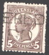 Queen Victoria  5/- Purple Brown SG 215 - Usados