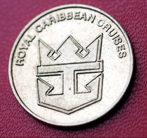 Gaming Token Jeton "Royal Caribbean Cruises / One Play" Jeton De Paquebot Croisière (USA , Floride, Miami) Casino - Casino