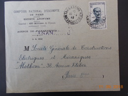 Lettre De Madagascar De 1948 A Destination De Paris - Covers & Documents