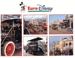 (325) France - Euro Disney - Main Street And Transport - Disneyland