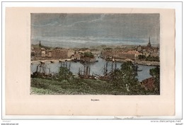 64 - GRAVURE . BAYONNE . PAYS BASQUE - Réf. N°266F - - Prints & Engravings