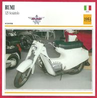 Rumi 125 Scoiattolo, Scooter, Italie, 1953, Première Approche Vers Les Scooter - Sports