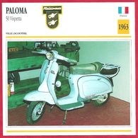 Paloma 50 Vispetta, Scooter De Ville, France, 1963, Erreur De Marketing - Sport