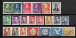 NORVEGE - ANNEES COMPLETES 1958/59 **/MNH - COTE YVERT = 143 EUR. - Ganze Jahrgänge