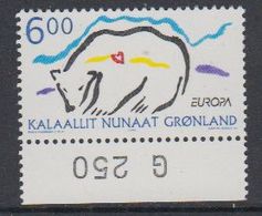 Europa Cept 1999 Greenland 1v (margin, Issue Number)  ** Mnh (40501Q) - 1999