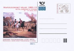 Rep. Ceca / Cart. Postali (Pre2013/49) Battaglia A Lipsia Nel 1813, (3) J.Suchodolski "Napoleon & Prince Poniatowski" - Rivoluzione Francese
