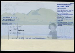 FRANCE 20020305  Coupon Réponse International / International Reply Coupon - Antwortscheine