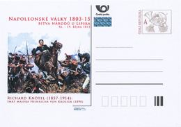 Rep. Ceca / Cart. Postali (Pre2013/50) Battaglia A Lipsia Nel 1813, (4) R. Knötel "La Morte Del Maggiore H. Von Krosigk" - Rivoluzione Francese