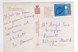 Beau Timbre , Stamp Sur Cp , Carte , Postcard Du ?? Pour La France - Brieven En Documenten