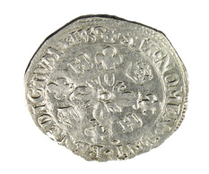 Douzain Aux Croissants - Henri II -  France - 1550 9 - Rennes  -  Billon - TTB - - 1547-1559 Enrique II