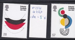 N° 2546 à 2547  ** TTB. Entente Cordiale - Unused Stamps
