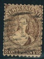 1872, 1 D QV Brown Without Watermark Used. (cv  £ 190) - Other & Unclassified