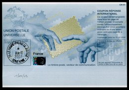 FRANCE  Coupon Réponse International Oblitéré Des 100 Ans ! / International Reply Coupon - Reply Coupons