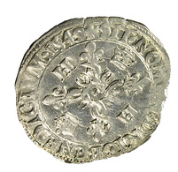 Douzain Aux Croissants - Henri II -  France -  Billon - 1549 B Rouen  - TB+ - - 1547-1559 Heinrich II.