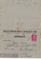 72983- MICHAEL, KING OF ROMANIA, STAMP ON CLOSED LETTER, CENSORED SIBIU NR 16, WW2, 1943, ROMANIA - Lettres & Documents