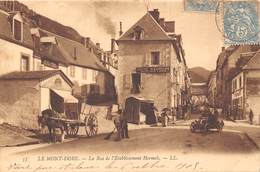 63-LE-MONT-DORE- LA RUE DE L'ETABLISSEMENT HERMOK - Le Mont Dore