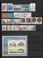 NORVEGE - ANNEE COMPLETE 1986  **/MNH - COTE YVERT = 54.5 EUR. - Ganze Jahrgänge