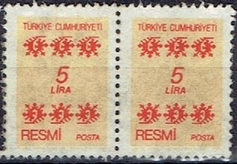 TURKEY  #  FROM 1981 STAMPWORLD * - Timbres-taxe