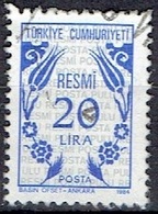 TURKEY  #  FROM 1984 STAMPWORLD - Timbres-taxe