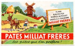 Buvard Pâtes Milliat Frères. - P