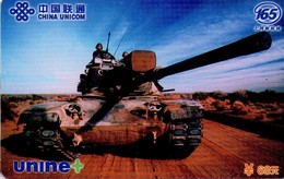 TARJETA FUNCIONAL DE CHINA. CN-CHU-001. TANQUE - WAR TANK, UNINE+. 2002-12-31. (078) - Armée